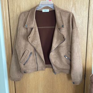 Carly Jean Los Angeles - Brennan Jacket in Camel